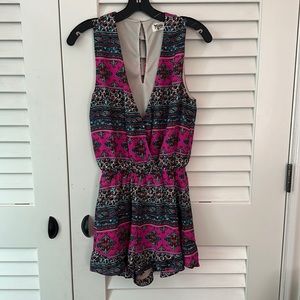Show Me Your Mumu patterned romper